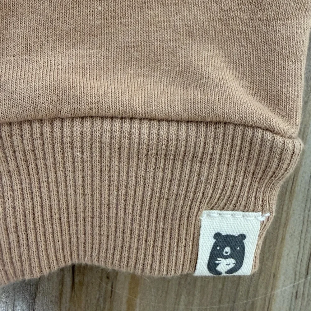 NWT Rabbit + Bear Halloween One Piece Pajama & Hat 6-9 Month Little Boo Organic